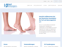 Tablet Screenshot of daf-online.de